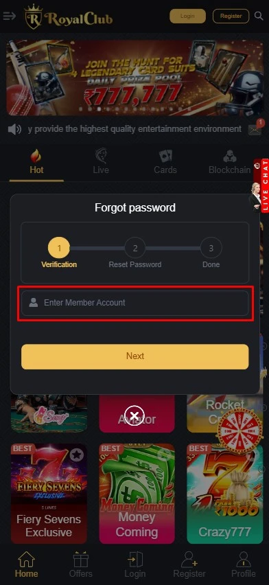 Forgot Pass 3