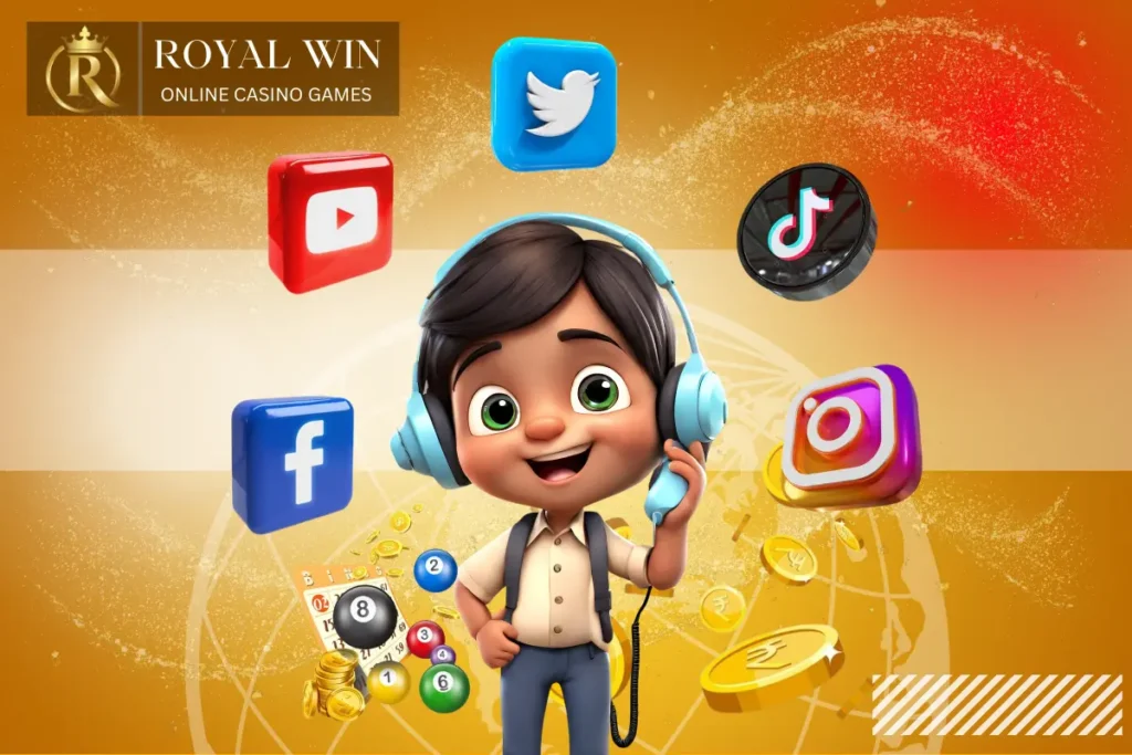 Social media at royal win