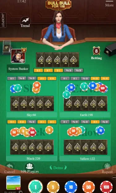Bull Bull for 100