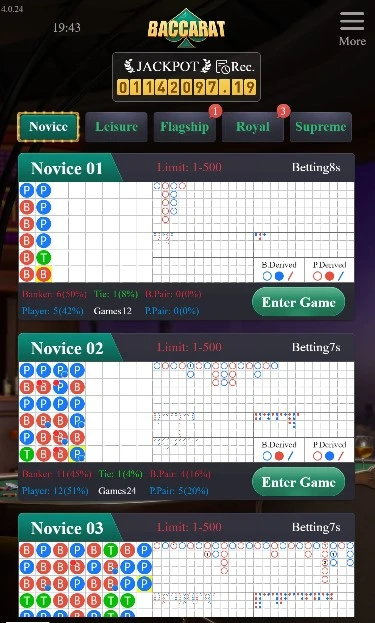 baccarat card overview 2024 royal win