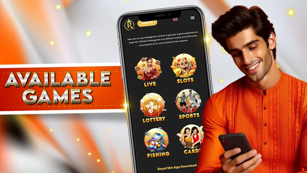 Available Games in Royal Win