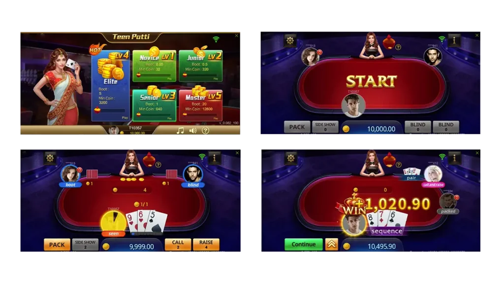 Teen Patti Game in Royal Win