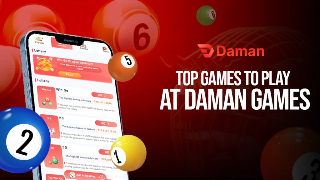 top games available at Daman Games, including features and gameplay."